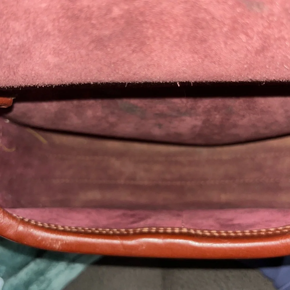 VINTAGE JAMES PURDEY & SONS Gun & Rifle Makers AMMO CROSSBODY Bag RARITY BEAUTY